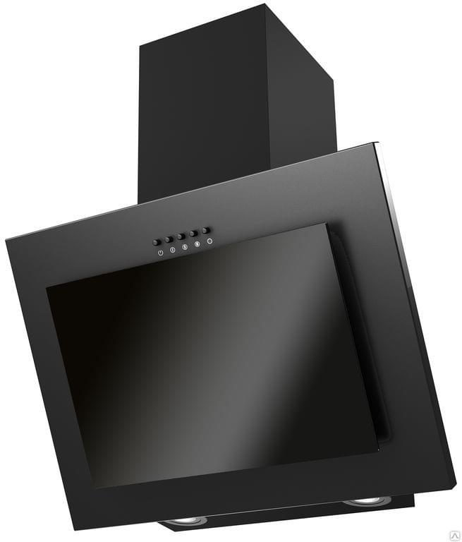 KRONA SARA 600 black/black glass push button  Вытяжка - уменьшенная 6