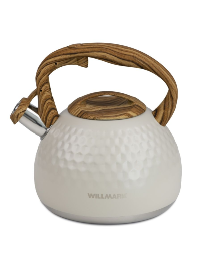 WILLMARK WTK 4122SS (кремово белый) Чайник со свистком - уменьшенная 6