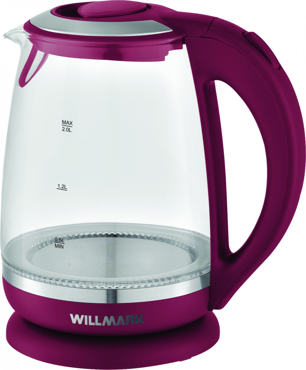 WILLMARK WEK 2005G (бордовый)Чайник - уменьшенная 7