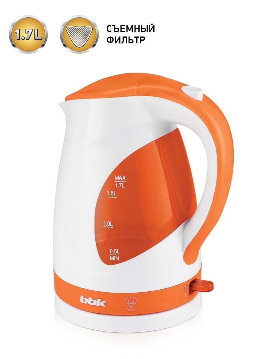BBK EK1700P оранжевый Чайник - уменьшенная 7