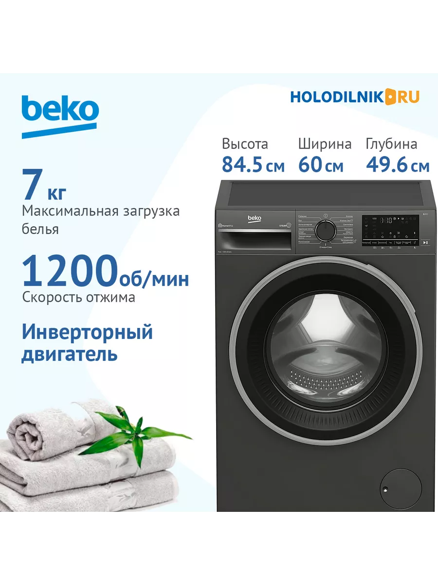 Beko B3WFR572AB Машина стиральная - уменьшенная 11