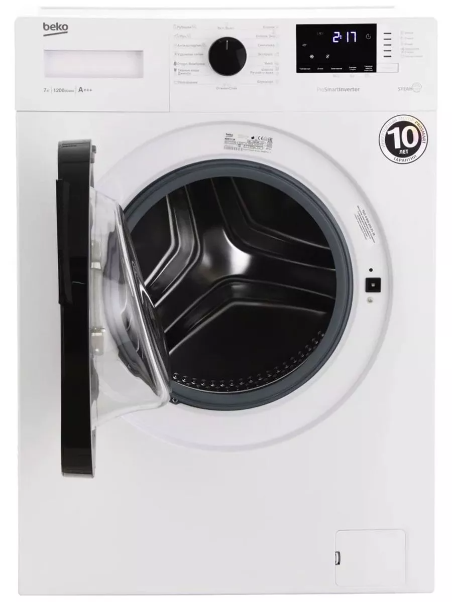 Beko WSPE 7612W Стиральная машина - уменьшенная 10