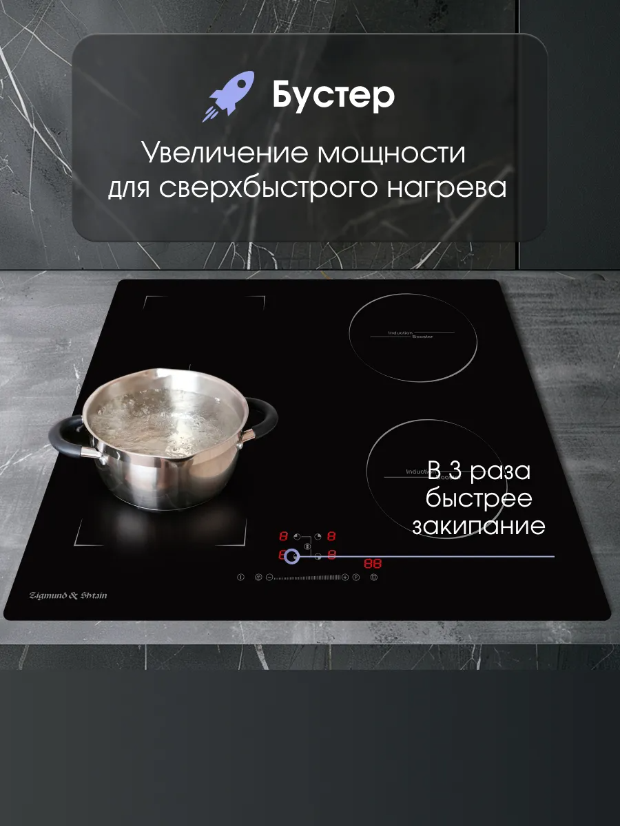 ZIGMUND&SHTAIN CI 46 6 B  Встраиваемая индукционная поверхность - уменьшенная 11