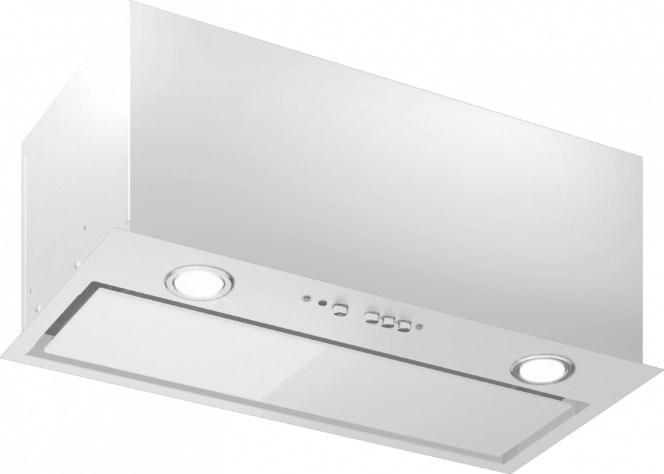 ELIKOR Блок врезной Cube 60П 500 КЗД белый SM Вытяжка - уменьшенная 6