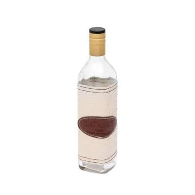 Бутылка МАГАРЫЧ Круглая 0,5 л + чехол коричневый кожа/экокожа+колпачок - уменьшенная 3