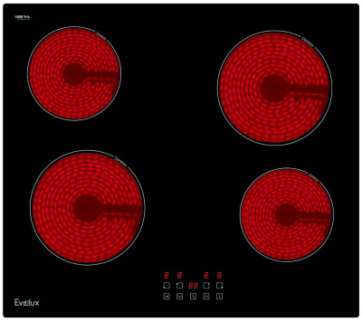 Evelux EV 6040 Встраиваемая электрическая поверхность - уменьшенная 4