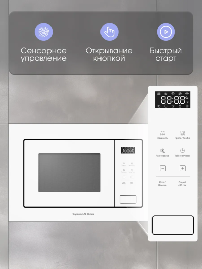 ZIGMUND &SHTAIN BMO 26 W Встройка СВЧ - уменьшенная 6