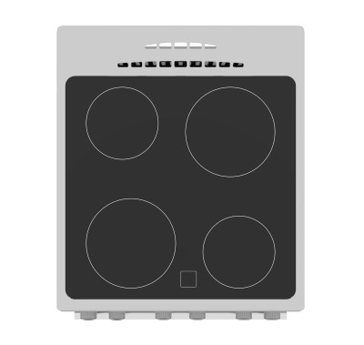 GEFEST ЭПНД 5160 01 0168 Плита стеклокерамическая - уменьшенная 5