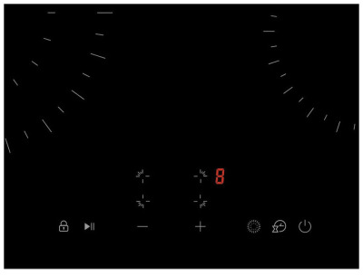 Krona ZAUBER 60 BL 1DZTK Встраиваемая  электрическая поверхность - уменьшенная 5