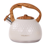 WILLMARK WTK 4122SS (кремово белый) Чайник со свистком