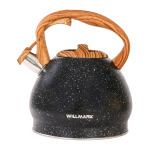 WILLMARK WTK 4033SS (черный матовый) Чайник со свистком